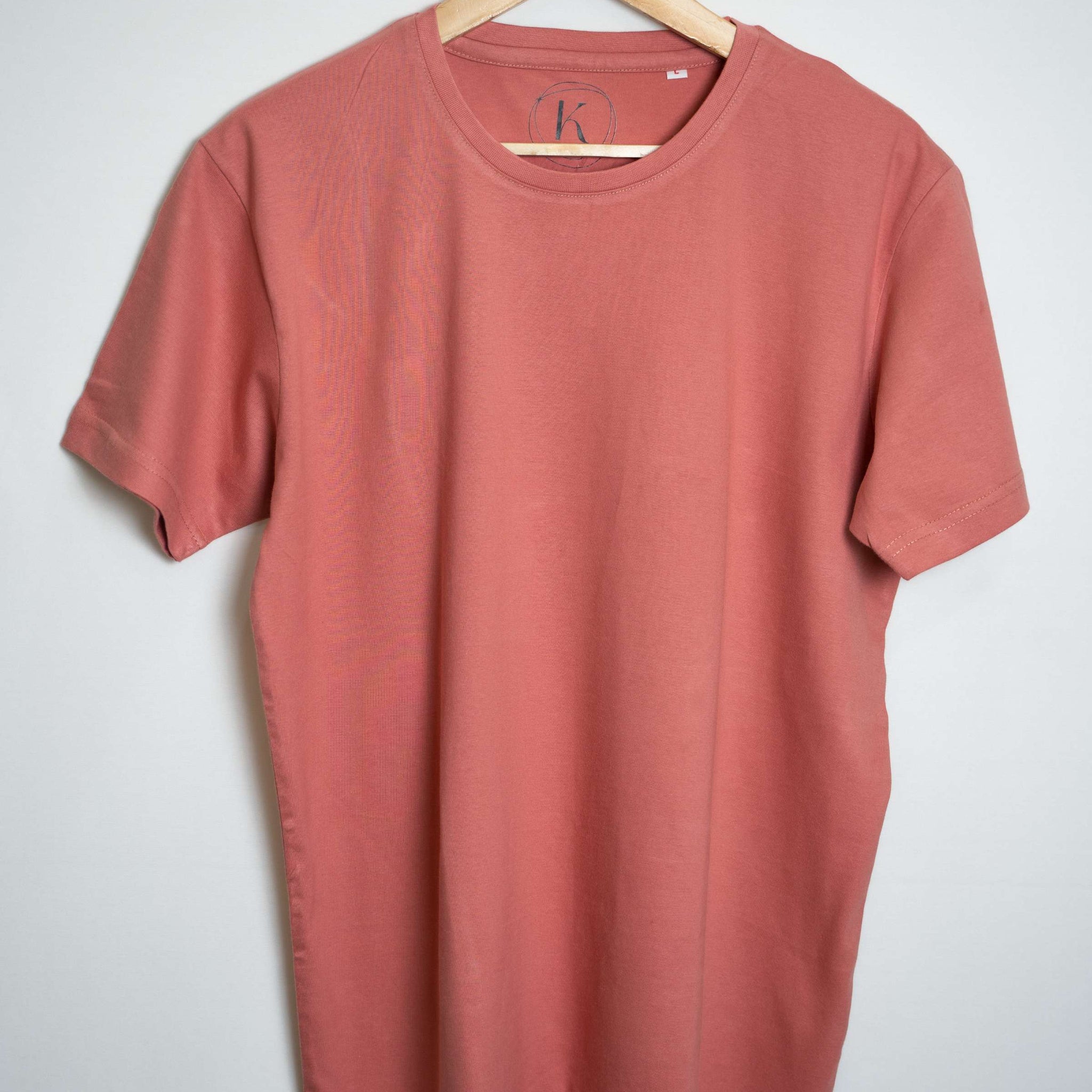 Salmon Pink Kaash Regular Fit T-Shirt