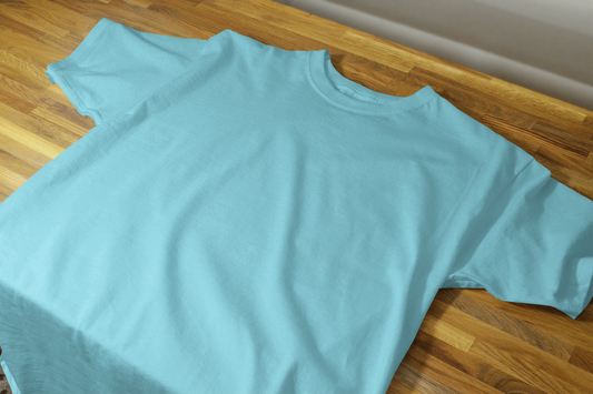 Sky Blue Kaash Regular Fit T-Shirt