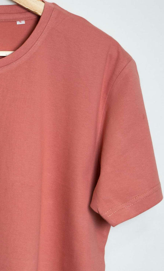 Salmon Pink Kaash Regular Fit T-Shirt